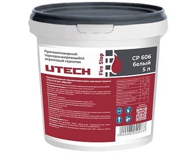 Противопожарный герметик UTECH CP 606 (5л)